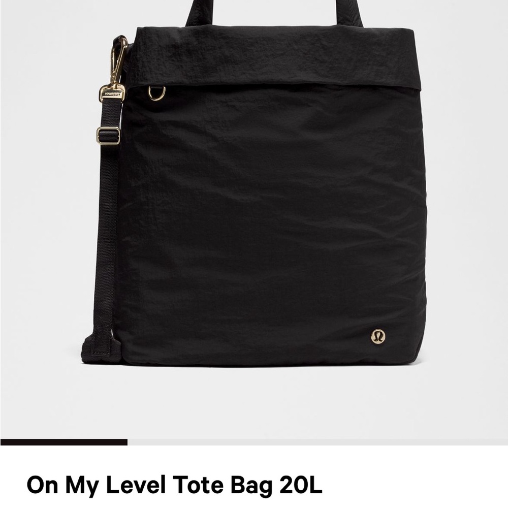 lululemon Black Tote Bag